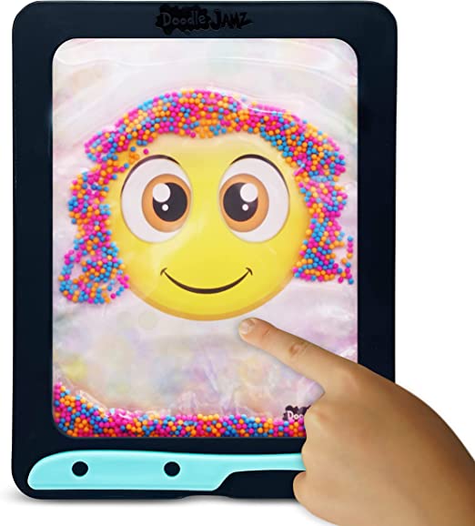 Blue, Pink, Orange Beads