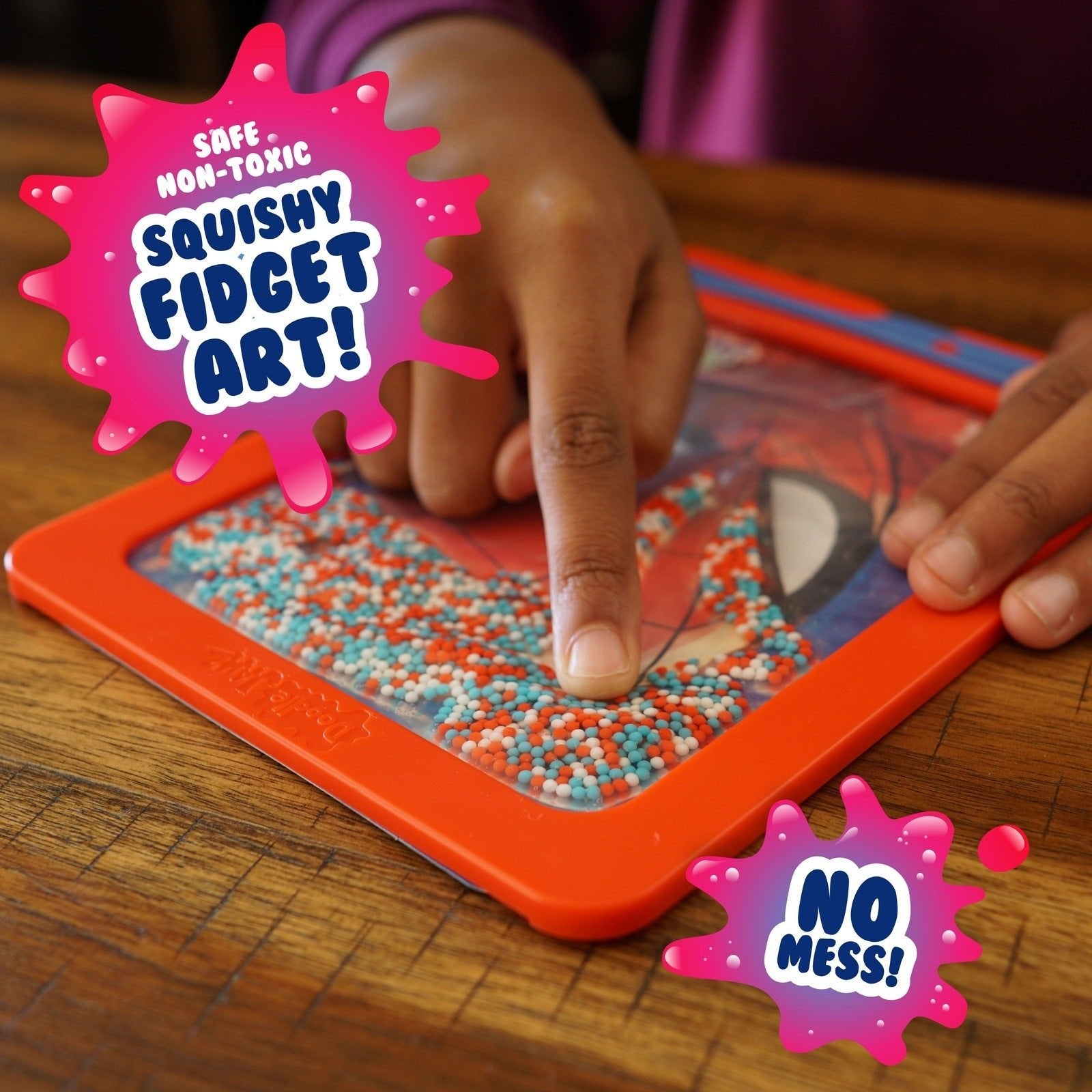 DoodleJamz BrightBoard - Light-Up Sensory LED Drawing Pad, Filled with  Squishy Beads and Gel, Compatible with All DoodleJamz Drawing Pads,  No-Mess